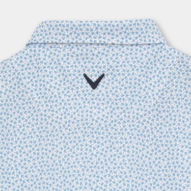 キャロウェイ Callaway　メンズ かざあなメッシュ 小ヤシの木総柄 半袖 ポロシャツ C26134125　2026年モデル 画像12(ALT)