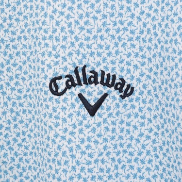 キャロウェイ Callaway　メンズ かざあなメッシュ 小ヤシの木総柄 半袖 ポロシャツ C26134125　2026年モデル 画像13(ALT)