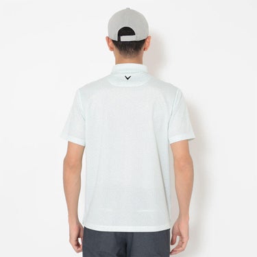 キャロウェイ Callaway　メンズ かざあなメッシュ 小ヤシの木総柄 半袖 ポロシャツ C26134125　2026年モデル 画像18(ALT)