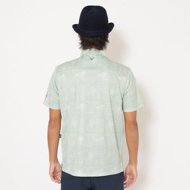 キャロウェイ Callaway　メンズ かざあなメッシュ シャンブレー柄 半袖 ポロシャツ C26134127　2026年モデル 画像15(ALT)