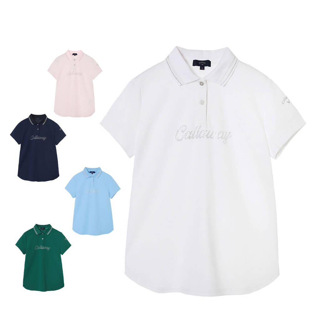 キャロウェイ Callaway　レディース 鹿の子 半袖 ポロシャツ C26134200　2026年モデル