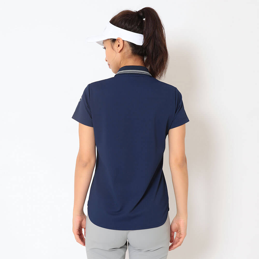 キャロウェイ Callaway　レディース 鹿の子 半袖 ポロシャツ C26134200　2026年モデル 画像12(ALT)