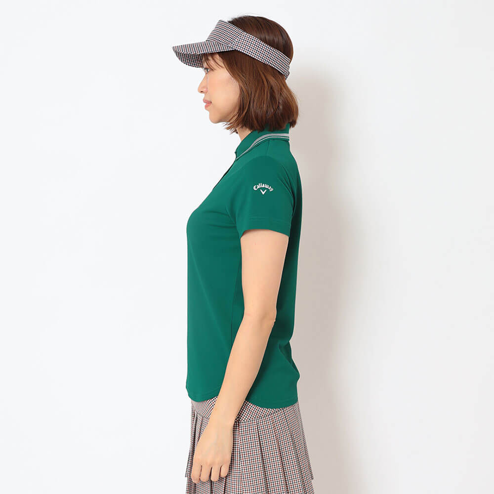 キャロウェイ Callaway　レディース 鹿の子 半袖 ポロシャツ C26134200　2026年モデル 画像17(ALT)