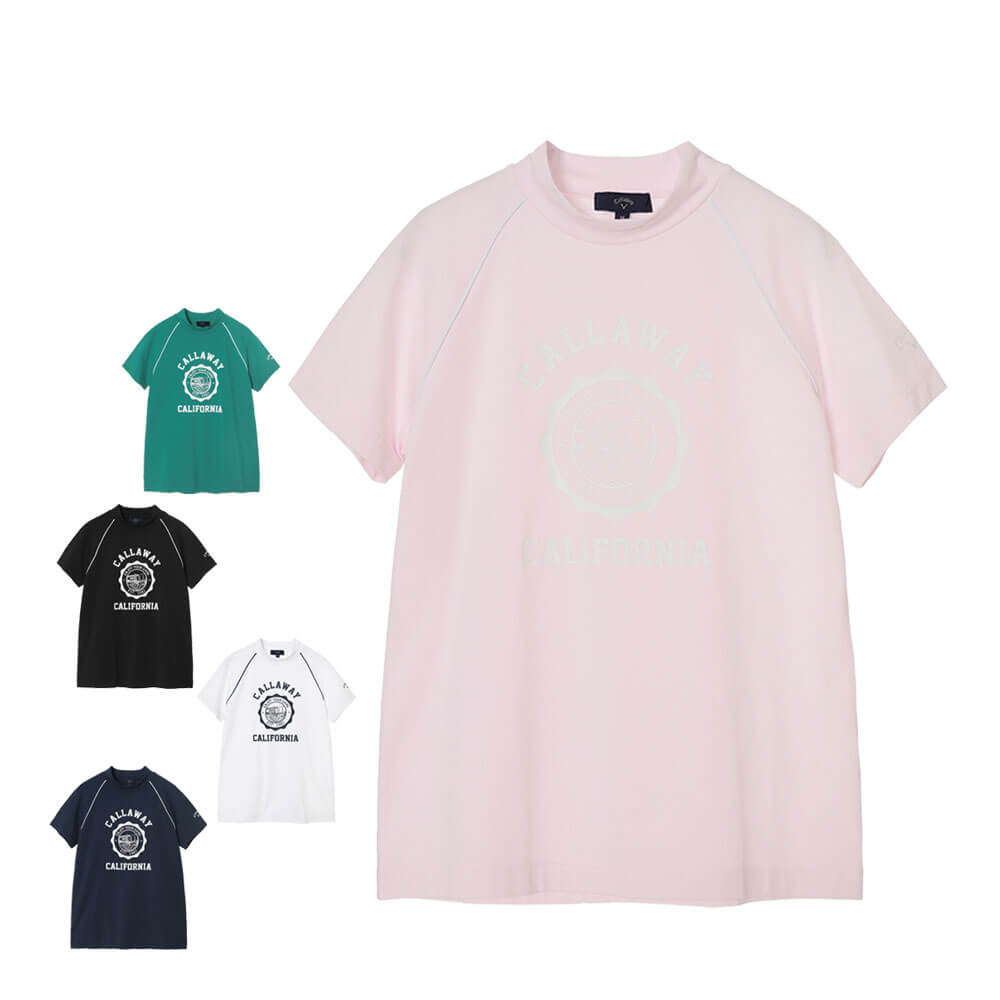 キャロウェイ Callaway　レディース 半袖 モックネック シャツ C26134201　2026年モデル