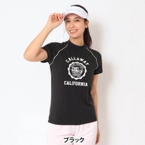 キャロウェイ Callaway　レディース 半袖 モックネック シャツ C26134201　2026年モデル