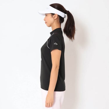 キャロウェイ Callaway　レディース 半袖 モックネック シャツ C26134201　2026年モデル 画像4(ALT)