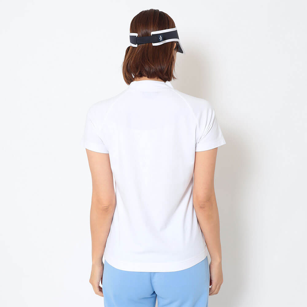 キャロウェイ Callaway　レディース 半袖 モックネック シャツ C26134201　2026年モデル 画像6(ALT)