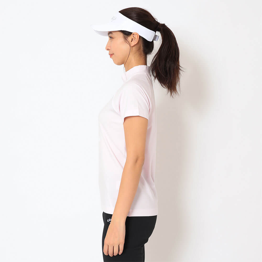 キャロウェイ Callaway　レディース 半袖 モックネック シャツ C26134201　2026年モデル 画像10(ALT)