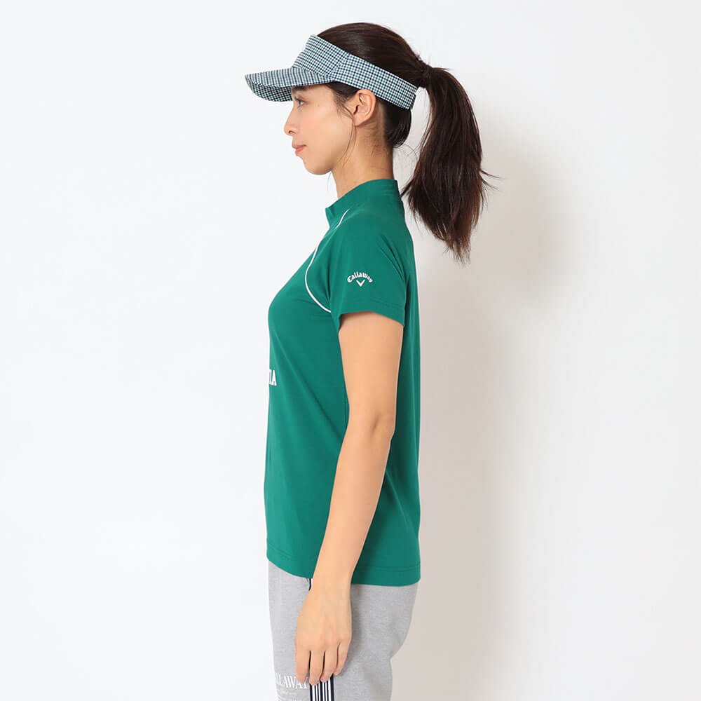 キャロウェイ Callaway　レディース 半袖 モックネック シャツ C26134201　2026年モデル 画像18(ALT)