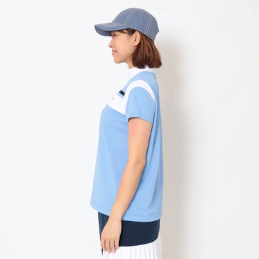 キャロウェイ Callaway　レディース ワッフル 半袖 モックネック シャツ C26134202　2026年モデル 画像10(ALT)