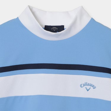 キャロウェイ Callaway　レディース ワッフル 半袖 モックネック シャツ C26134202　2026年モデル 画像11(ALT)
