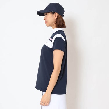 キャロウェイ Callaway　レディース ワッフル 半袖 モックネック シャツ C26134202　2026年モデル 画像15(ALT)