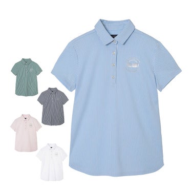 キャロウェイ Callaway　レディース ストライプ ジャカード 半袖 ポロシャツ C26134203　2026年モデル