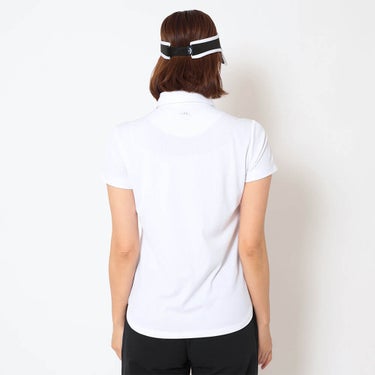 キャロウェイ Callaway　レディース ストライプ ジャカード 半袖 ポロシャツ C26134203　2026年モデル 画像3(ALT)