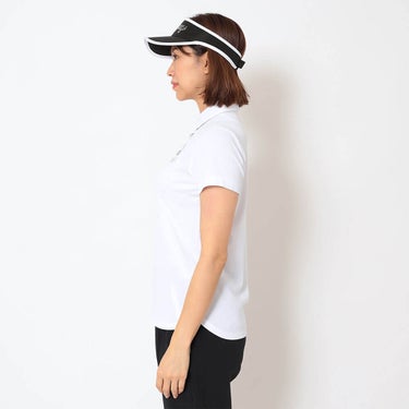 キャロウェイ Callaway　レディース ストライプ ジャカード 半袖 ポロシャツ C26134203　2026年モデル 画像4(ALT)