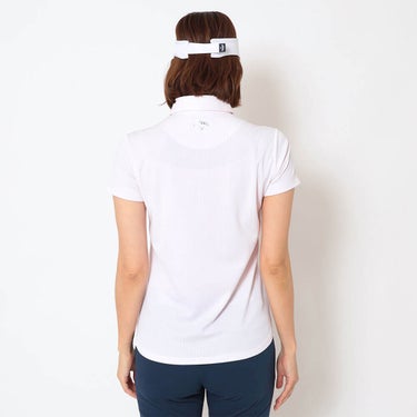 キャロウェイ Callaway　レディース ストライプ ジャカード 半袖 ポロシャツ C26134203　2026年モデル 画像6(ALT)