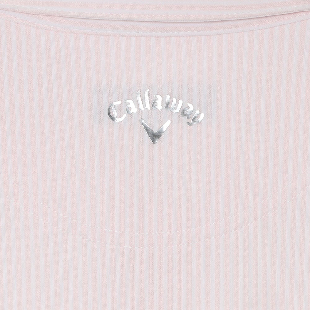 キャロウェイ Callaway　レディース ストライプ ジャカード 半袖 ポロシャツ C26134203　2026年モデル 画像9(ALT)