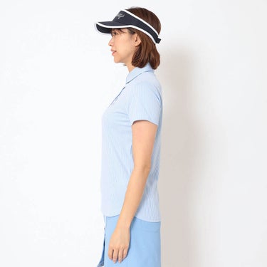 キャロウェイ Callaway　レディース ストライプ ジャカード 半袖 ポロシャツ C26134203　2026年モデル 画像12(ALT)