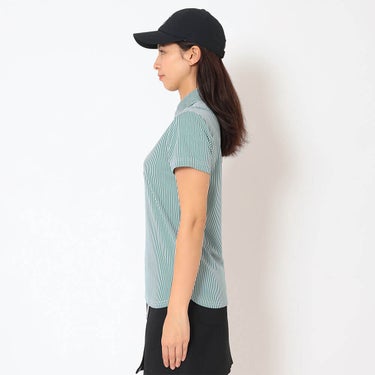 キャロウェイ Callaway　レディース ストライプ ジャカード 半袖 ポロシャツ C26134203　2026年モデル 画像18(ALT)