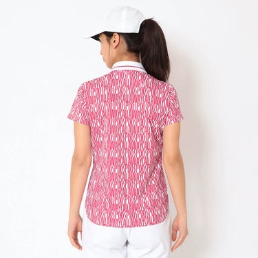 キャロウェイ Callaway　レディース レタードプリント 鹿の子 半袖 ポロシャツ C26134204　2026年モデル 画像6(ALT)