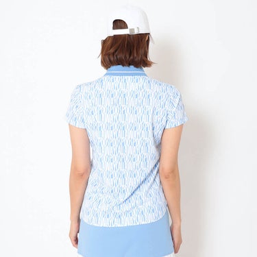 キャロウェイ Callaway　レディース レタードプリント 鹿の子 半袖 ポロシャツ C26134204　2026年モデル 画像9(ALT)