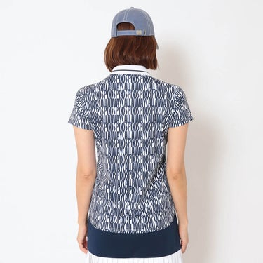 キャロウェイ Callaway　レディース レタードプリント 鹿の子 半袖 ポロシャツ C26134204　2026年モデル 画像13(ALT)