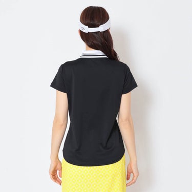 キャロウェイ Callaway　レディース 裏クール 半袖 ハーフジップ シャツ C26134205　2026年モデル 画像3(ALT)