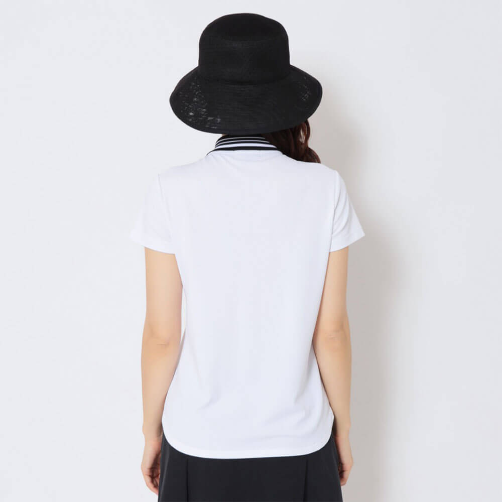 キャロウェイ Callaway　レディース 裏クール 半袖 ハーフジップ シャツ C26134205　2026年モデル 画像6(ALT)