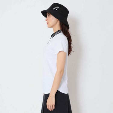 キャロウェイ Callaway　レディース 裏クール 半袖 ハーフジップ シャツ C26134205　2026年モデル 画像7(ALT)