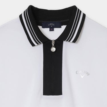 キャロウェイ Callaway　レディース 裏クール 半袖 ハーフジップ シャツ C26134205　2026年モデル 画像8(ALT)
