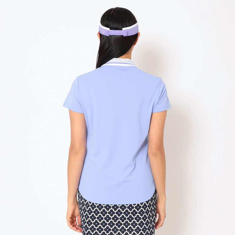 キャロウェイ Callaway　レディース 裏クール 半袖 ハーフジップ シャツ C26134205　2026年モデル 画像14(ALT)