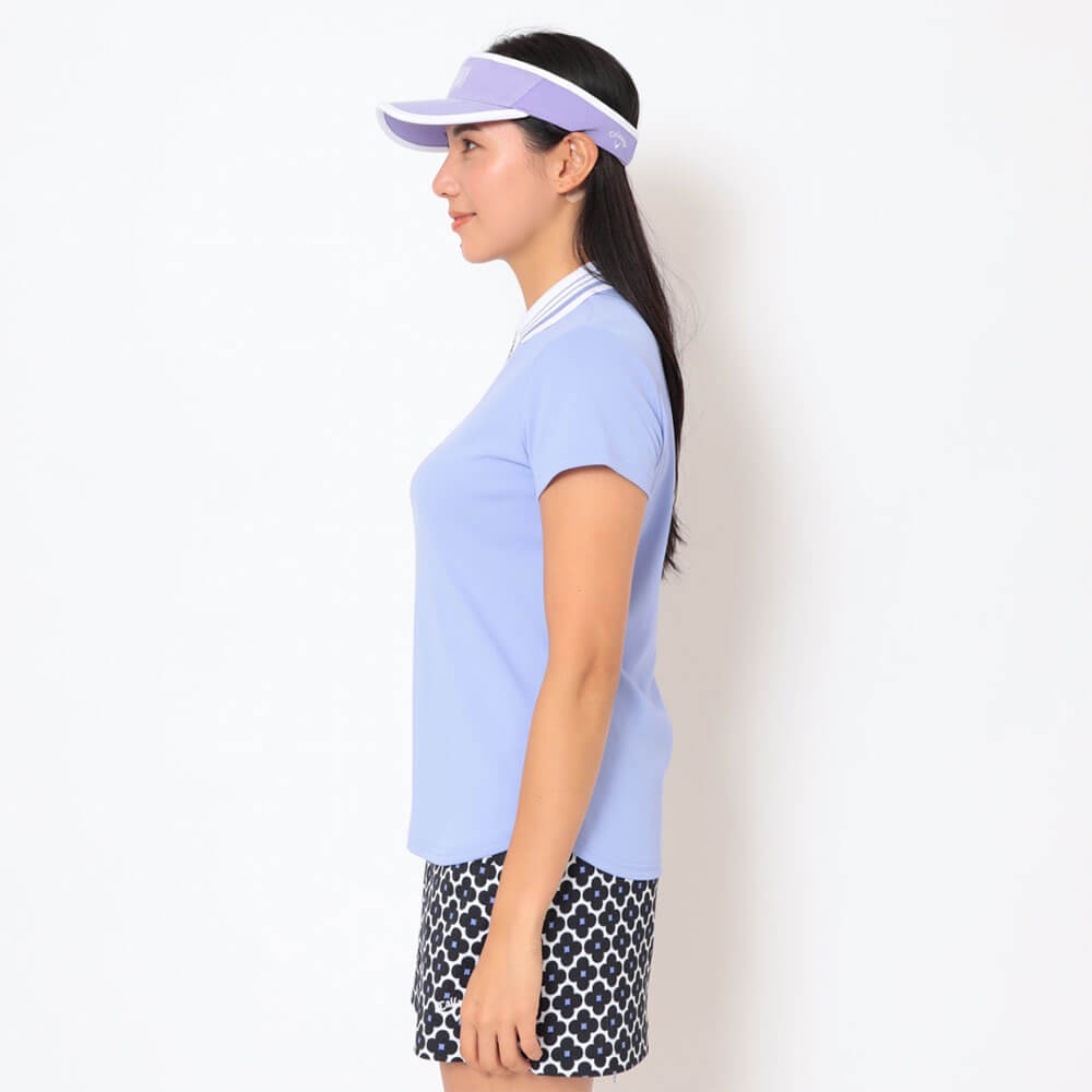 キャロウェイ Callaway　レディース 裏クール 半袖 ハーフジップ シャツ C26134205　2026年モデル 画像15(ALT)