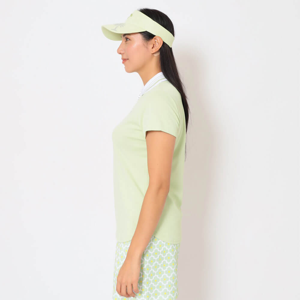 キャロウェイ Callaway　レディース 裏クール 半袖 ハーフジップ シャツ C26134205　2026年モデル 画像18(ALT)