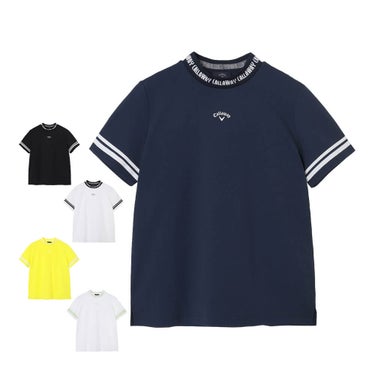 キャロウェイ Callaway　レディース 裏クール 半袖 モックネック シャツ C26134206　2026年モデル