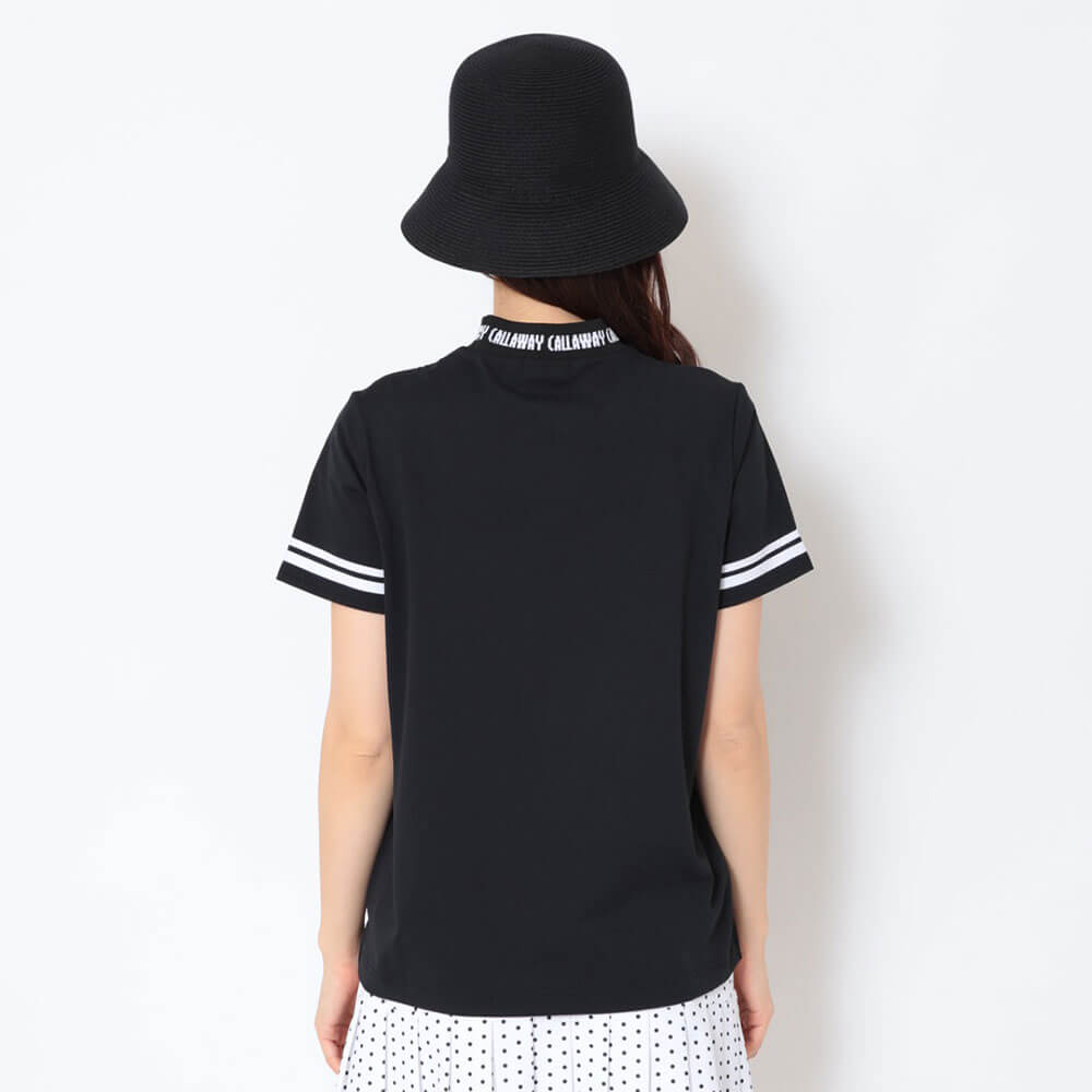 キャロウェイ Callaway　レディース 裏クール 半袖 モックネック シャツ C26134206　2026年モデル 画像3(ALT)