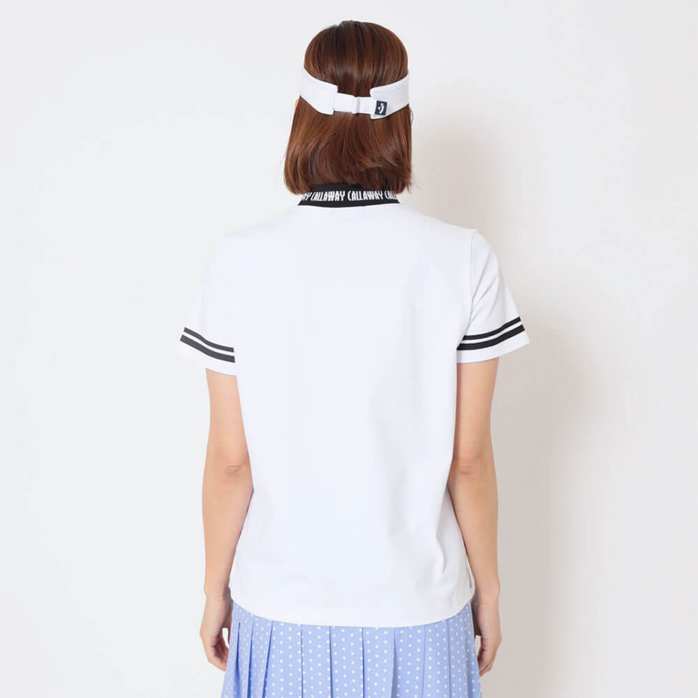 キャロウェイ Callaway　レディース 裏クール 半袖 モックネック シャツ C26134206　2026年モデル 画像9(ALT)