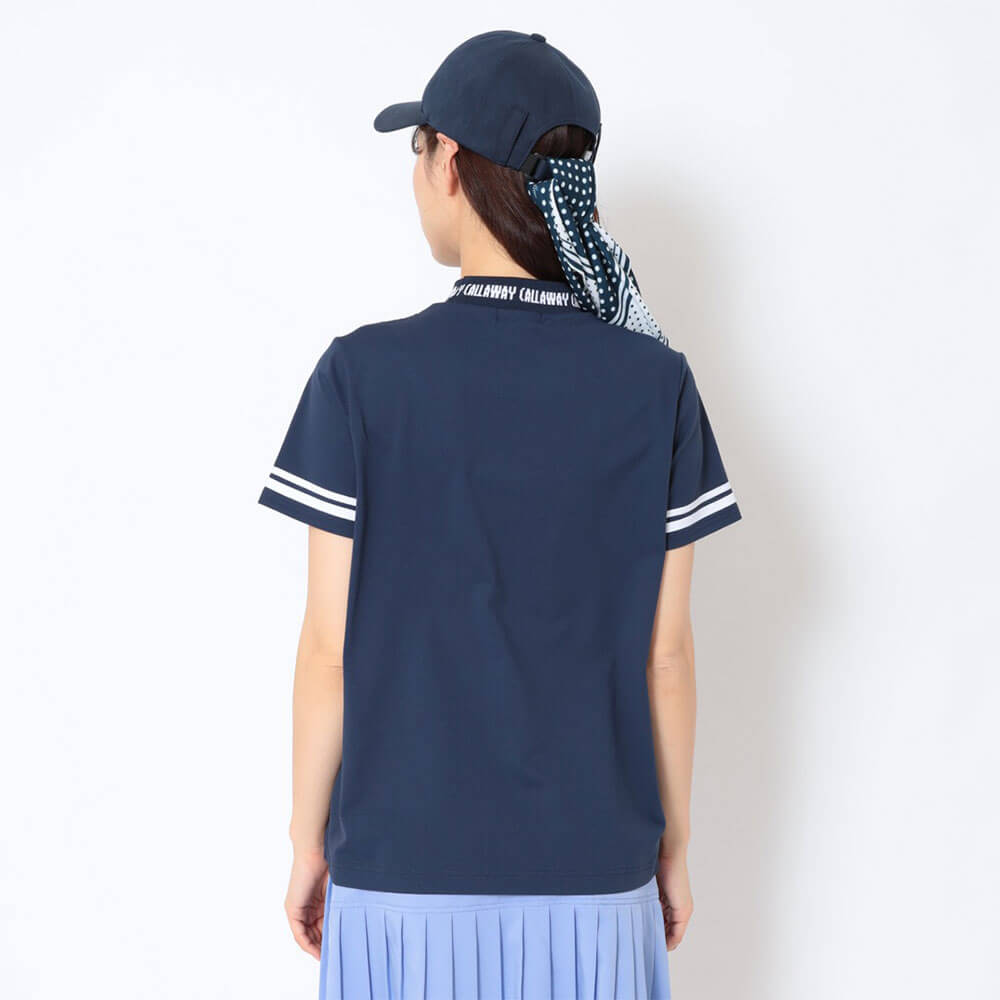 キャロウェイ Callaway　レディース 裏クール 半袖 モックネック シャツ C26134206　2026年モデル 画像15(ALT)