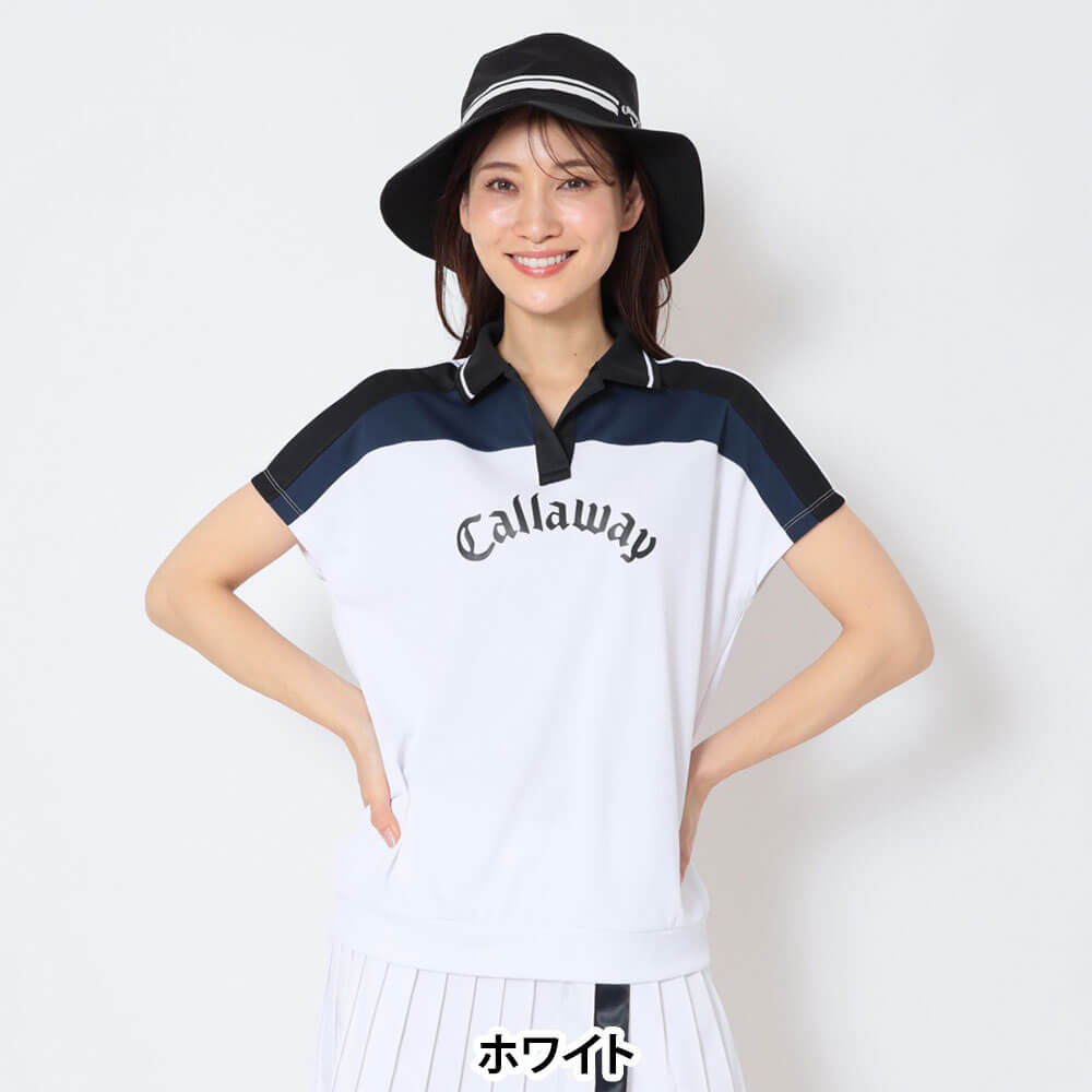 キャロウェイ Callaway　レディース 裏クール 半袖 リラックス シャツ C26134208　2026年モデル 画像5(ALT)