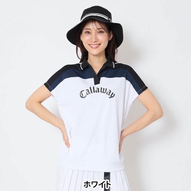 キャロウェイ Callaway　レディース 裏クール 半袖 リラックス シャツ C26134208　2026年モデル 画像5(ALT)