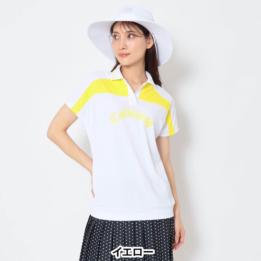 キャロウェイ Callaway　レディース 裏クール 半袖 リラックス シャツ C26134208　2026年モデル 画像8(ALT)