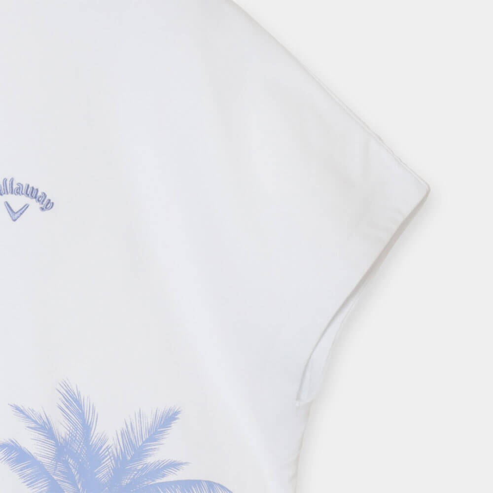 キャロウェイ Callaway　レディース ヤシの木プリント 半袖 リラックス ポロシャツ C26134212　2026年モデル 画像15(ALT)