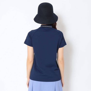 キャロウェイ Callaway　レディース ラインストーン付 半袖 モックネック シャツ C26134214　2026年モデル 画像12(ALT)