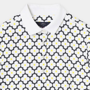 キャロウェイ Callaway　レディース レトロフラワープリント 半袖 ポロシャツ C26134215　2026年モデル 画像8(ALT)