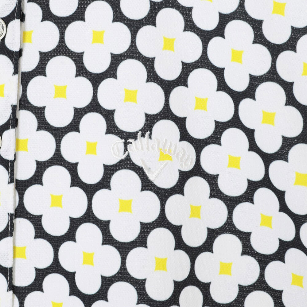 キャロウェイ Callaway　レディース レトロフラワープリント 半袖 ポロシャツ C26134215　2026年モデル 画像9(ALT)