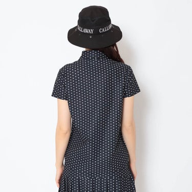 キャロウェイ Callaway　レディース かざあなメッシュ ドットプリント 半袖 ポロシャツ C26134216　2026年モデル 画像3(ALT)