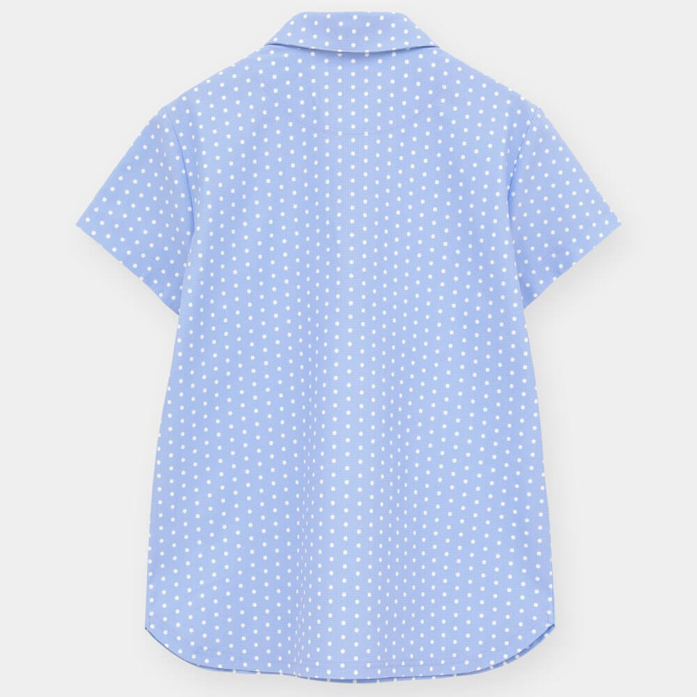 キャロウェイ Callaway　レディース かざあなメッシュ ドットプリント 半袖 ポロシャツ C26134216　2026年モデル 画像14(ALT)