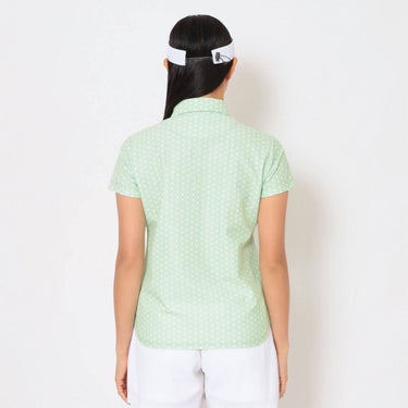 キャロウェイ Callaway　レディース かざあなメッシュ ドットプリント 半袖 ポロシャツ C26134216　2026年モデル 画像16(ALT)