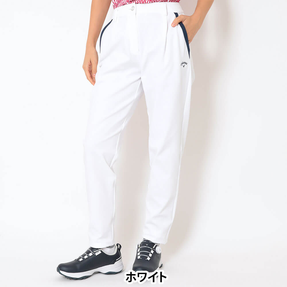 キャロウェイ Callaway　レディース 8WAYストレッチ 撥水 ニットツイル ロングパンツ C26126201　2026年モデル 画像5(ALT)