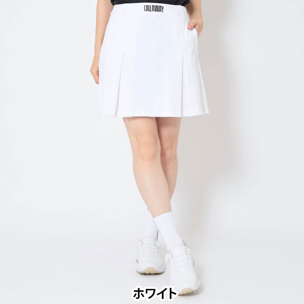 キャロウェイ Callaway　レディース 8WAYストレッチ 裏クール プリーツスカート C26128207　2026年モデル 画像4(ALT)