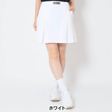 キャロウェイ Callaway　レディース 8WAYストレッチ 裏クール プリーツスカート C26128207　2026年モデル 画像4(ALT)